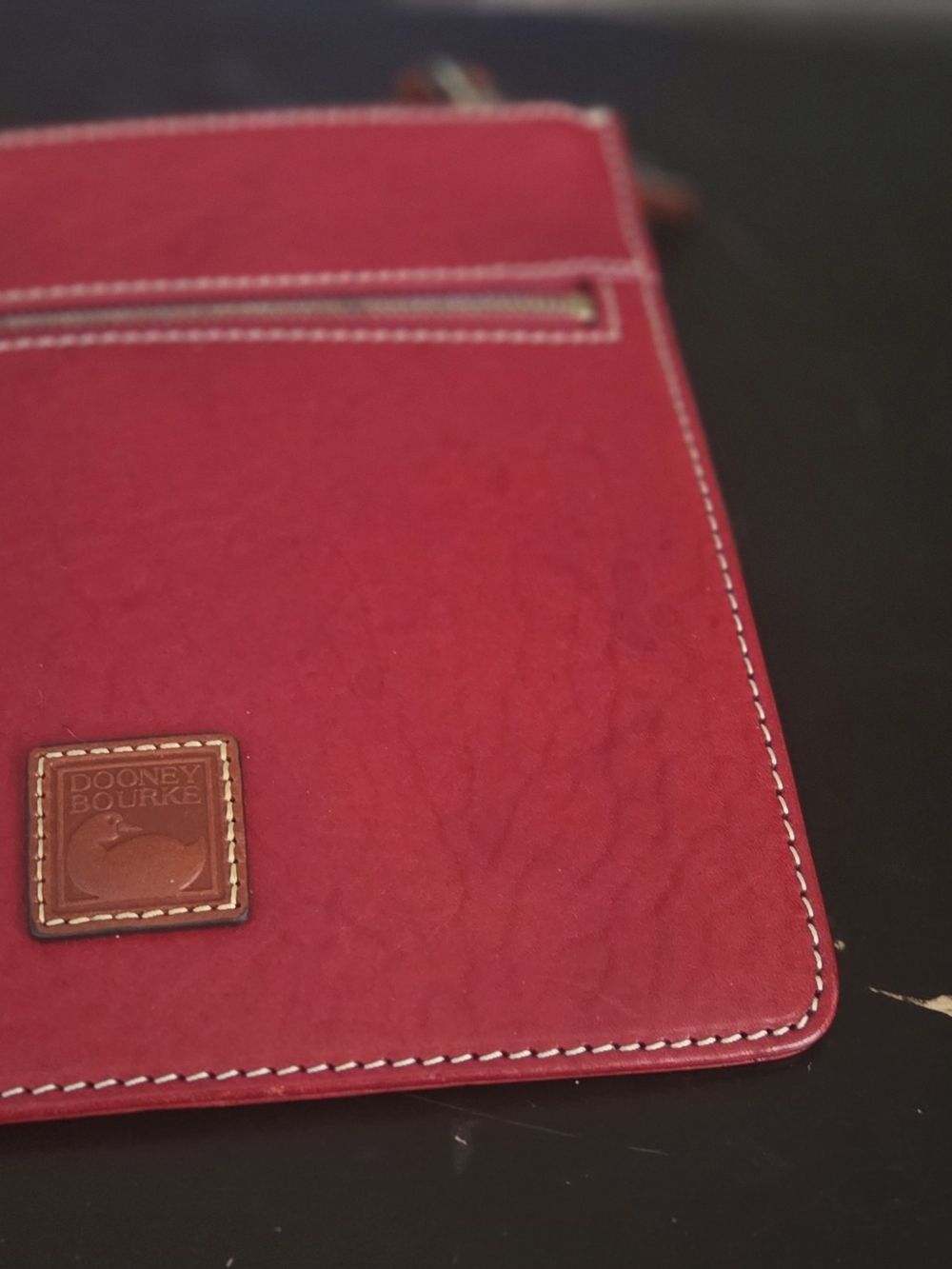 Dooney & Bourke Red Leather Crossbody Bag